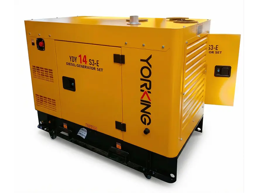 Planta Eléctrica Diésel YORKING YDY14S3-E 14kVA Trifásica Cabina Insonorizada - Foto 2 | aztools.co
