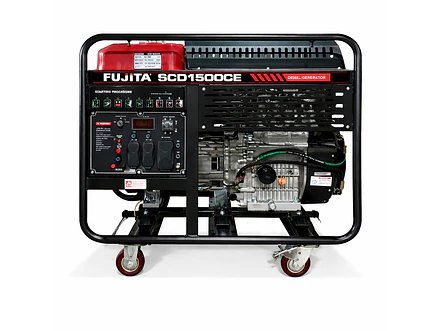 Planta Eléctrica Diésel 13 kVA (13kW) Fujita SCD15000CE 110V/220V - Envío a todo Colombia | aztools.co