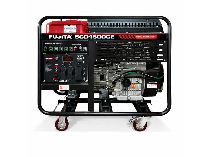 Planta Eléctrica Diésel 13 kVA (13kW) Fujita SCD15000CE 110V/220V - Envío a todo Colombia | aztools.co