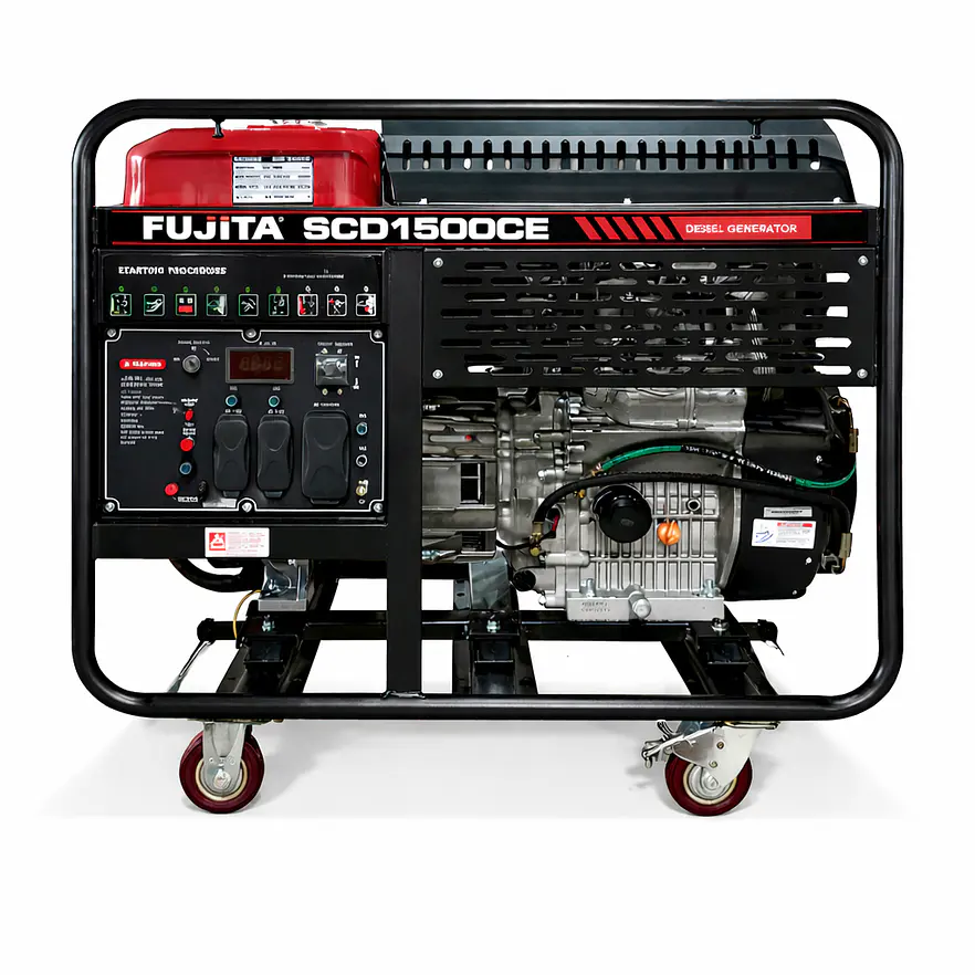 Planta Eléctrica Diésel 13 kVA (13kW) Fujita SCD15000CE 110V/220V - Envío a todo Colombia | aztools.co