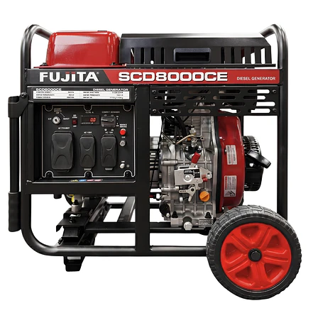 Planta Eléctrica Diésel 5.5 kVA (5.5kW) Fujita SCD8000CE 110V/220V - Envío a todo Colombia | aztools.co