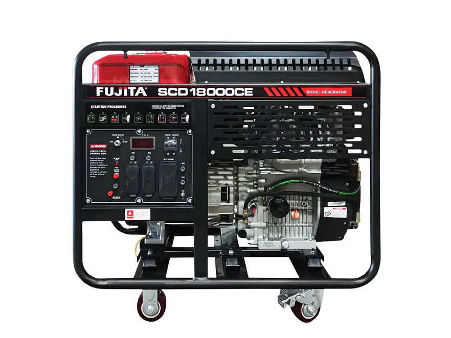 Planta Eléctrica Diésel 16 kVA (16kW) Fujita SCD8000CE 110V/220V - Envío a todo Colombia | aztools.co