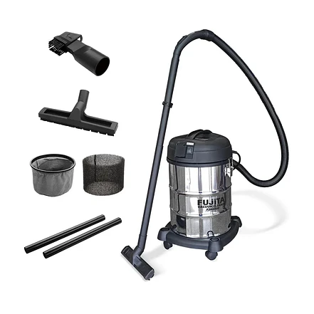 Combo Lijadora de Pared y Piso Industrial FUJITA FDS7225 y Aspiradora FJA402D, 1200W - Foto 2 | aztools.co