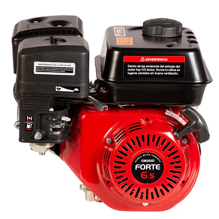 Motor de Gasolina FORTE GM200 FD-1 y 6.5 HP 3600rpm, Eje de Cuña 3/4 - Foto 1 | aztools.co