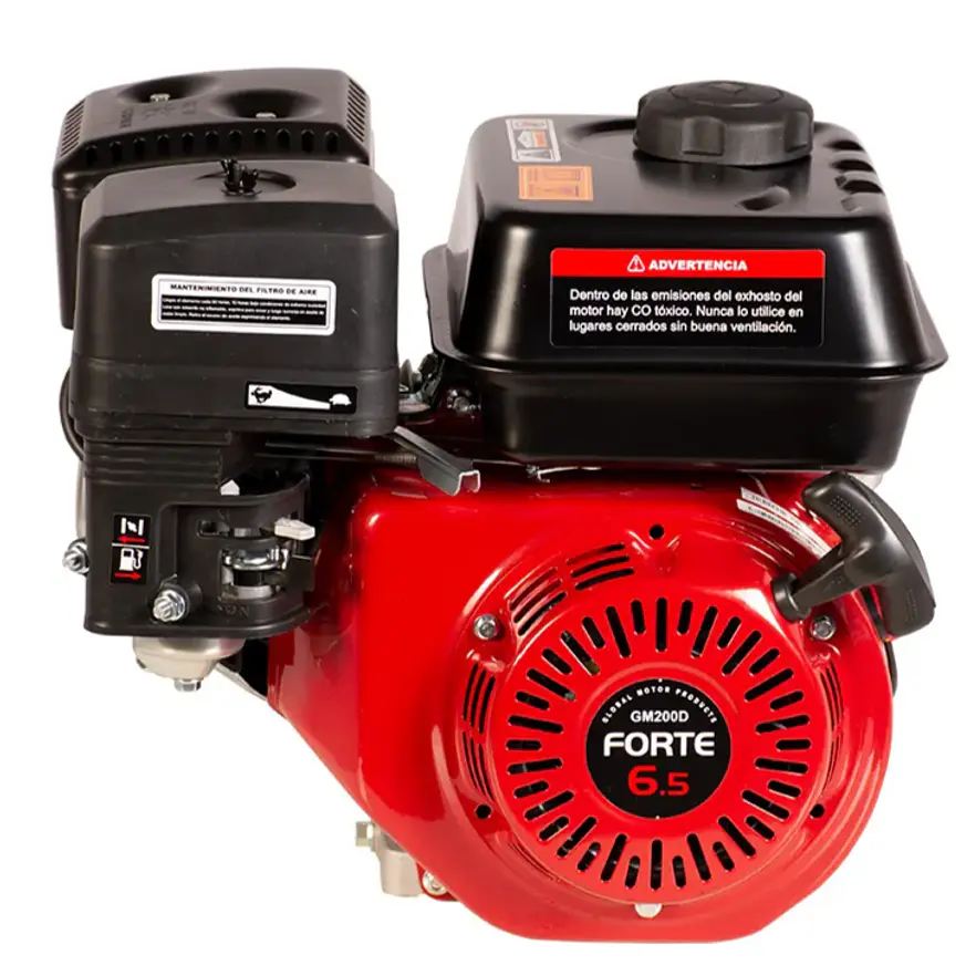 Motor de Gasolina FORTE GM200 FD-1 y 6.5 HP 3600rpm, Eje de Cuña 3/4 - Foto 1 | aztools.co