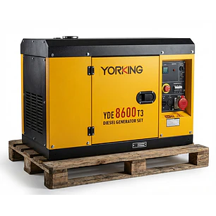Planta Eléctrica Yorking YDE8600T3 9kVA Diésel Trifásica
