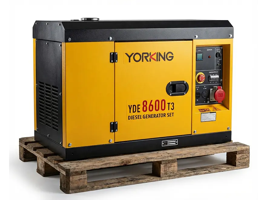 Planta Eléctrica Yorking YDE8600T3 9kVA Diésel Trifásica - Foto 2 | aztools.co