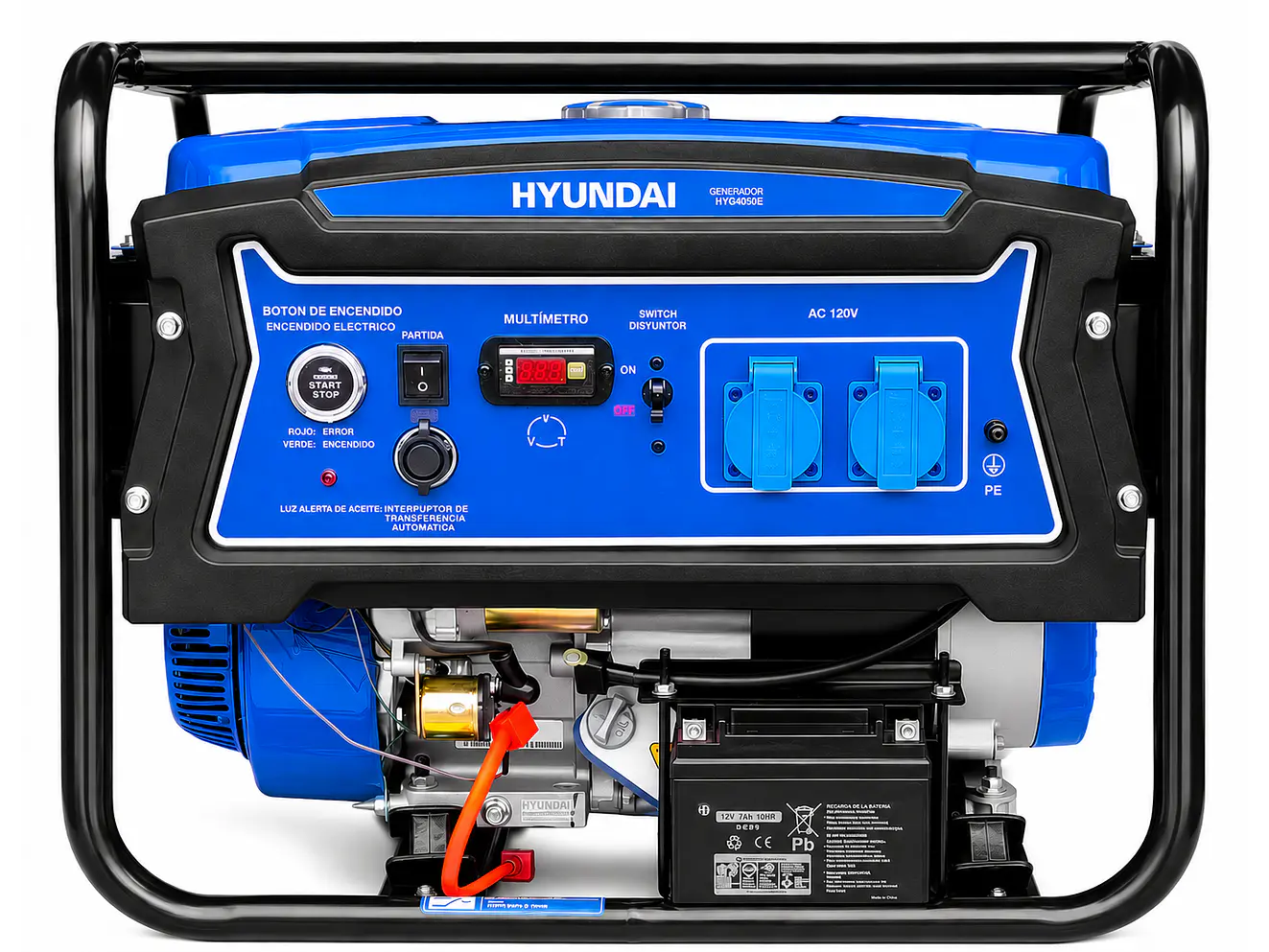Planta Eléctrica Hyundai HYDG4050E, 3000W, 120V Gasolina Monofásica - Envío a todo Colombia | aztools.co