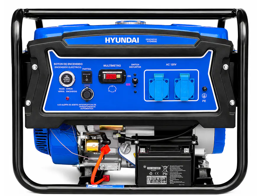 Planta Eléctrica Hyundai HYDG4050E, 3000W, 120V Gasolina Monofásica - Envío a todo Colombia | aztools.co