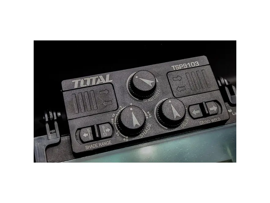 Careta para Soldar Industrial TOTAL TSP9103 Nylon Verde Fotosensible - Foto 8 | aztools.co