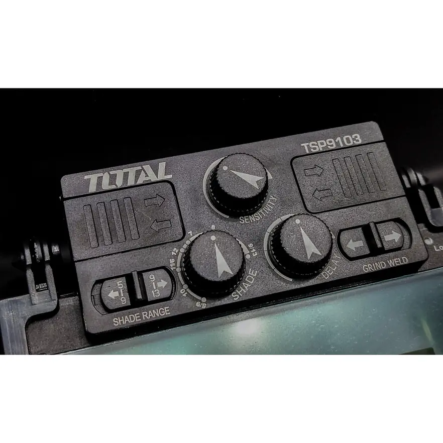 Careta para Soldar Industrial TOTAL TSP9103 Nylon Verde Fotosensible - Foto 8 | aztools.co