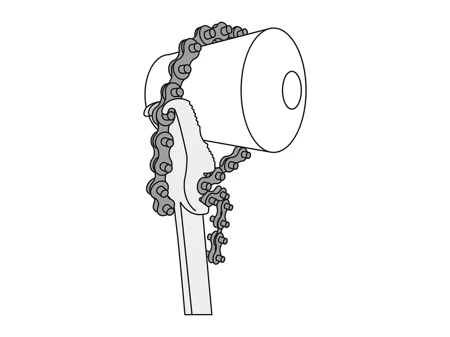 Llave universal con cadena, 300 mm TRUPER 15515 - Foto 2 | aztools.co