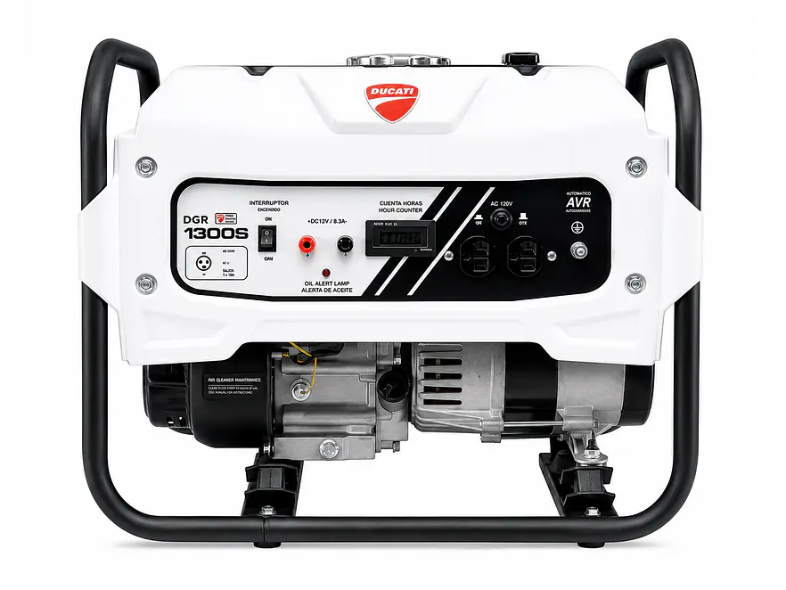 Planta Eléctrica Ducati Gasolina DGR1300S 1200W - 110/220V - Foto 1 | aztools.co