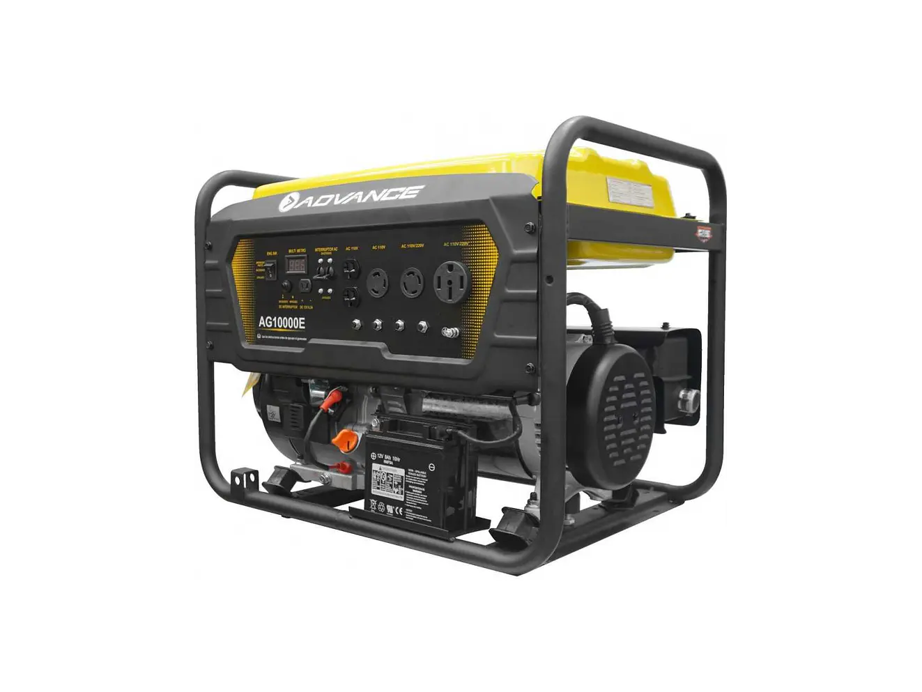 Planta Eléctrica 9000 Watts Advance AG10000E | Monofásica 110/220V - Foto 2 | aztools.co
