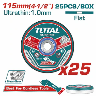 Discos Corte Metal y Acero Inoxidable 4-1/2