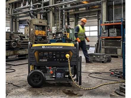 Planta Eléctrica Gasolina 10000 Watts (10 kVA) ADVANCE AG12000E - Foto 2 | aztools.co