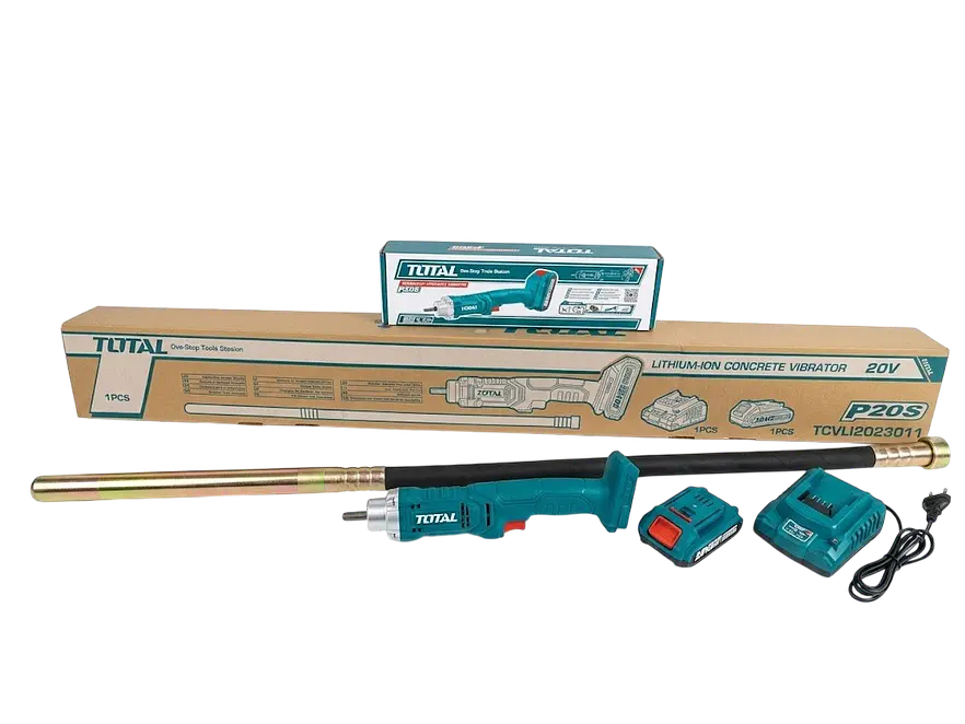 Vibrador de Concreto TOTAL TCVLI202301 20V Inalabrico Industrial (Solo Herramienta) - Foto 2 | aztools.co