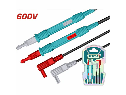Cables de Prueba para Multímetro CAT III 600V TOTAL TMT30851 - Envío a todo Colombia | aztools.co