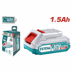 Batería 12V 1.5Ah Ion Litio TOTAL TBLI12151 Super Inalámbrica