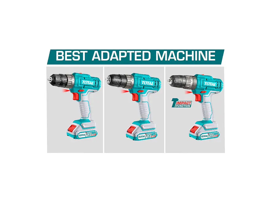 Batería 12V 1.5Ah Ion Litio TOTAL TBLI12151 Super Inalámbrica - Foto 3 | aztools.co