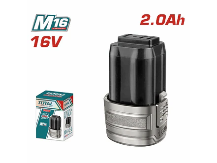 Batería 16V 2.0Ah Ion Litio TOTAL TFBLI1620 Plataforma M16 - Foto 1 | aztools.co