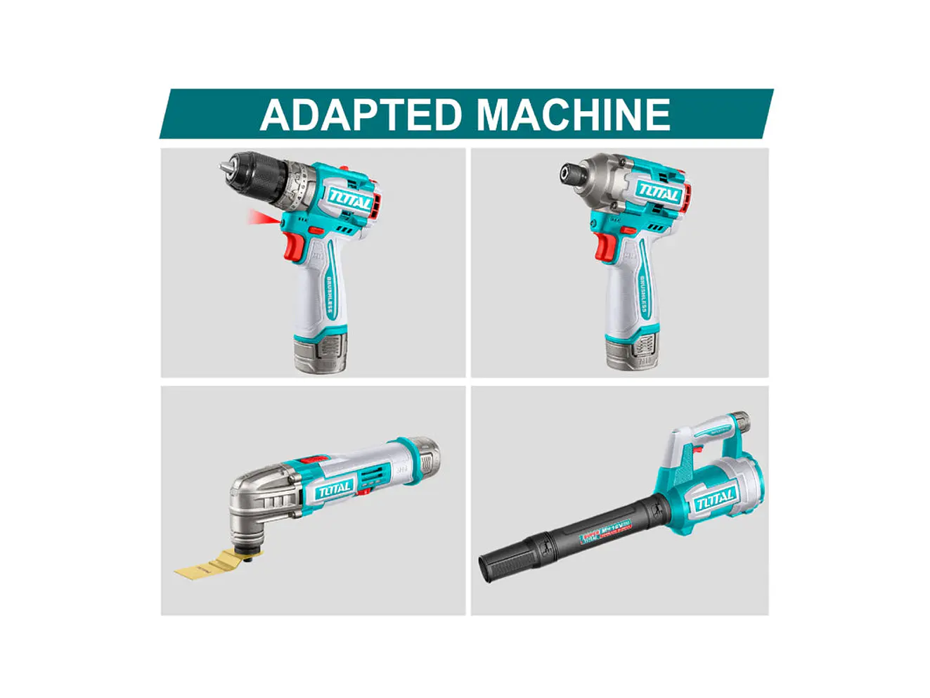 Batería 16V 2.0Ah Ion Litio TOTAL TFBLI1620 Plataforma M16 - Foto 2 | aztools.co