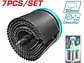 Juego de Sierra Copa para Madera 7 Pzs TOTAL TACSH3071 Profunda 2