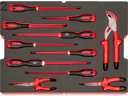 Juego Herramientas Aisladas a 1000 Volt 79 Pzas Heavy Duty Bahco 4750RCHDW02RF1V - Foto 6 | aztools.co