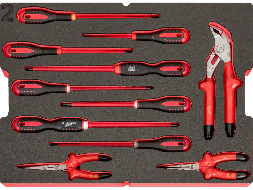 Juego Herramientas Aisladas a 1000 Volt 79 Pzas Heavy Duty Bahco 4750RCHDW02RF1V - Foto 6 | aztools.co