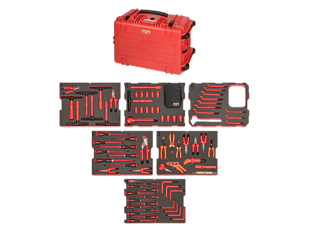 Juego Herramientas Aisladas a 1000 Volt 79 Pzas Heavy Duty Bahco 4750RCHDW02RF1V - Foto 9 | aztools.co