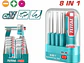 Destornillador 8 en 1 Intercambiables Cromo Vanadio TOTAL THT250906 - Miniatura 2 | aztools.co