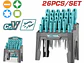 Juego de Destornilladores Cromo Vanadio 26 Pzs TOTAL THTDC252601 - Miniatura 2 | aztools.co