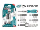 Destornillador con Rache Intercambiable 24 Pzs TOTAL TACSD30246 - Miniatura 2 | aztools.co