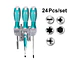 Juego de Destornilladores e Intercambiables 24 Pzs TOTAL TACSD302462 - Miniatura 2 | aztools.co