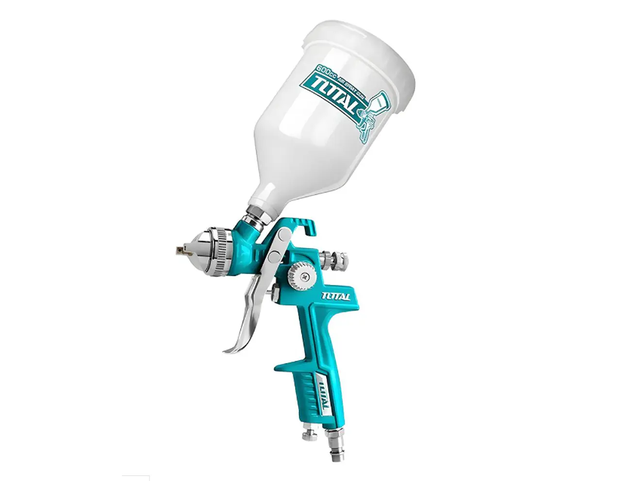 AEROGRAFO 600CC INDUSTRIAL VASO PLASTICO BAJA PRESION TOTAL (TAT10601) - Envío a todo Colombia | aztools.co