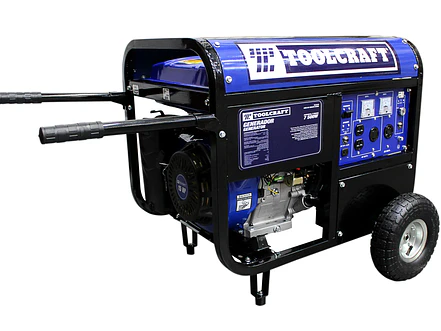 Planta Eléctrica Gasolina 7500W TOOLCRAFT TC3419 110/220V - Foto 1 | aztools.co