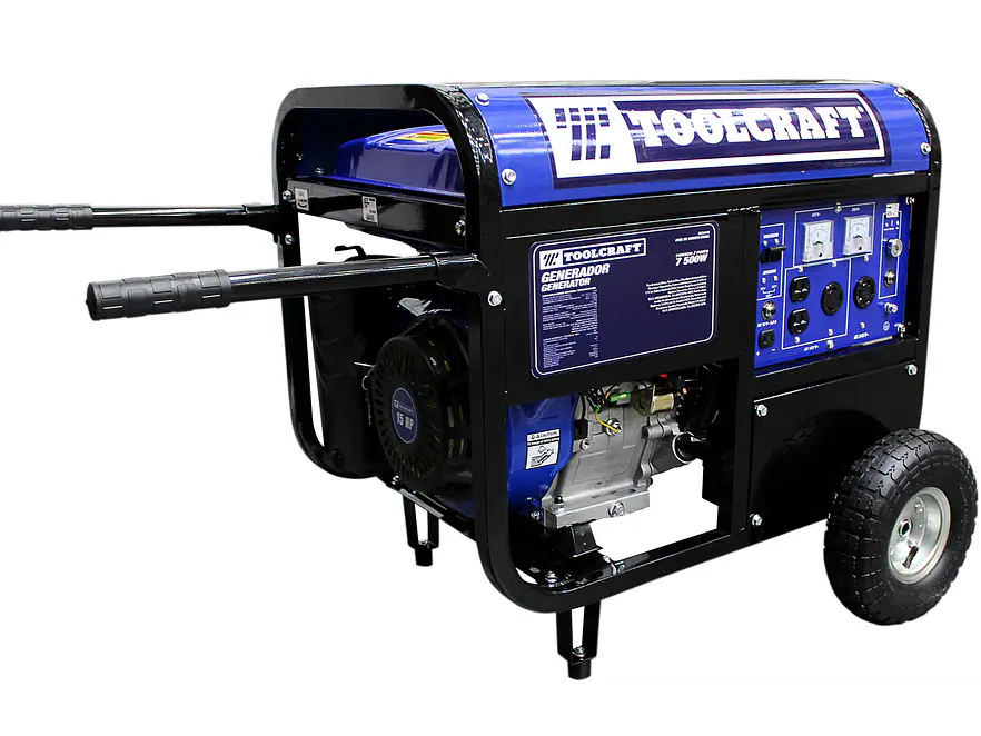 Planta Eléctrica Gasolina 7500W TOOLCRAFT TC3419 110/220V - Foto 1 | aztools.co