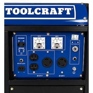 Planta Eléctrica Gasolina 7500W TOOLCRAFT TC3419 110/220V