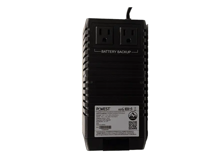 UPS Interactiva 625VA 300W POWEST Micronet NUIMN-7279 - Foto 2 | aztools.co