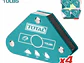 Mini Escuadras Magnéticas para Soldar 10 lbs TOTAL 3 Ángulos 4 Pzs - TAMWH4001 - Miniatura 2 | aztools.co