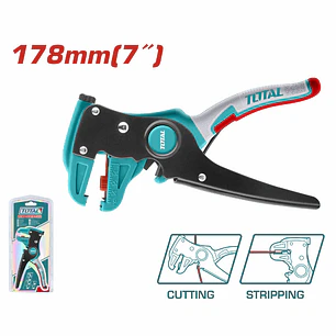 Pelacables Automático TOTAL 0.5-6mm con Cortador Profesional - THT15606