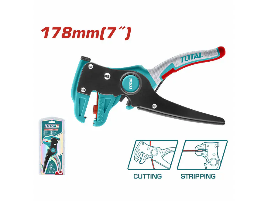 Pelacables Automático TOTAL 0.5-6mm con Cortador Profesional - THT15606 - Foto 2 | aztools.co