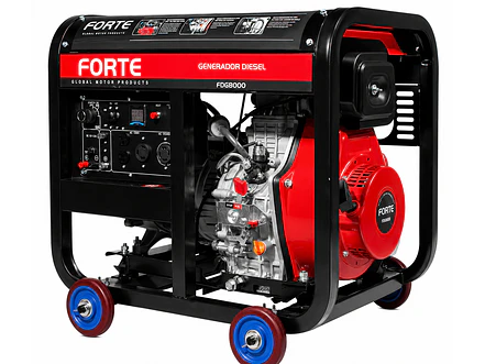 Planta Eléctrica Diésel 7Kva  FORTE FDG8000 120/240V Monofásica - Foto 3 | aztools.co