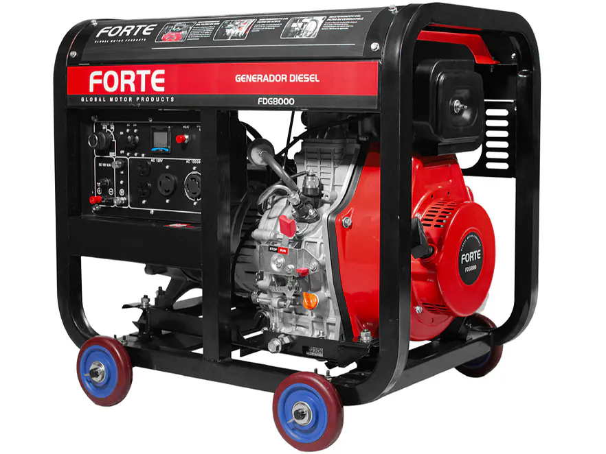 Planta Eléctrica Diésel 7Kva  FORTE FDG8000 120/240V Monofásica - Foto 1 | aztools.co