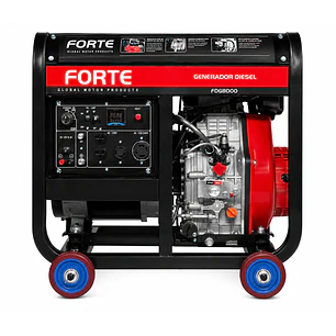 Planta Eléctrica Diésel 7Kva / 7000 Watts FORTE FDG8000 120/240V Monofásica