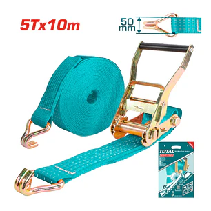 Eslinga de Amarre 5 Toneladas 10m Super TOTAL Ratchet 50mm - THTRS5101