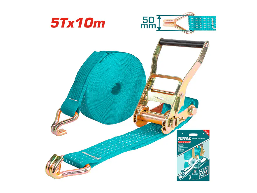 Eslinga de Amarre 5 Toneladas 10m Super TOTAL Ratchet 50mm - THTRS5101 - Envío a todo Colombia | aztools.co
