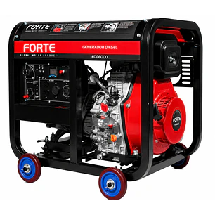 Planta Eléctrica Diésel 5.5Kva  FORTE FDG6000 120/240V Monofásica