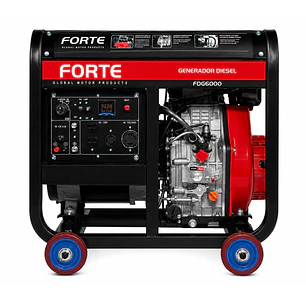 Planta Eléctrica Diésel 5.5Kva / 5500 Watts FORTE FDG6000 120/240V Monofásica