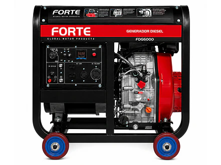 Planta Eléctrica Diésel 5.5Kva  FORTE FDG6000 120/240V Monofásica - Foto 2 | aztools.co